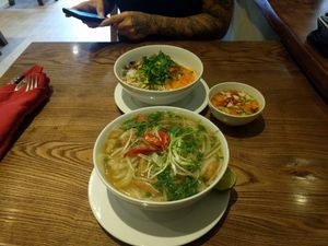 Vegan pho, very good! at Minh Chay - Ma May in Hanoi