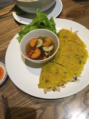 Vietnamese Pancake  at Minh Chay - Ma May in Hanoi