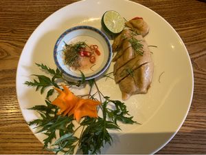 Vegan fried chicken  at Minh Chay - Ma May in Hanoi