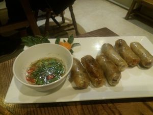Spring rolls at Minh Chay - Ma May in Hanoi