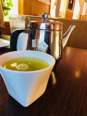 Green tea  at Siam Orchid Thai Cuisine in Eureka