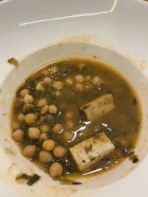 Chickpea stew  at El Fogon Verde in Madrid