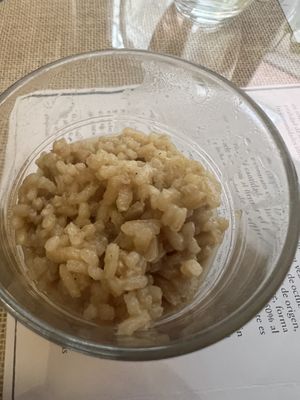 Arroz con leche de arroz  at El Fogon Verde in Madrid