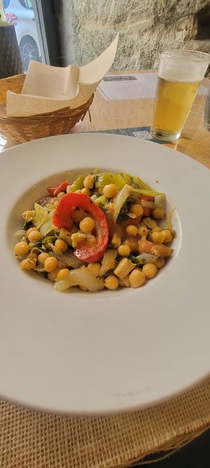Garbanzos at El Fogon Verde in Madrid