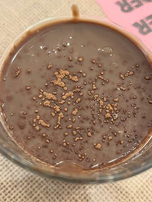 Chocolate custard   at El Fogon Verde in Madrid
