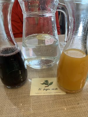 Table at El Fogon Verde in Madrid