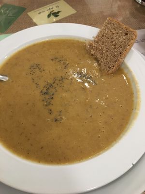 Soup at El Fogon Verde in Madrid