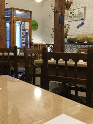 Cute decor at El Fogon Verde in Madrid