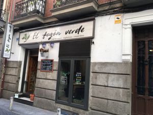 Front of restaurant  at El Fogon Verde in Madrid