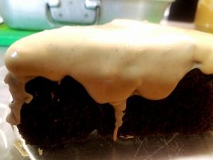 Peanut butter Vegan Chocolate Cake at Big Kahunas in Merrimack