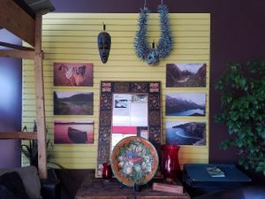 Supporting local artists by selling their work and promoting craft.  at Big Kahunas in Merrimack