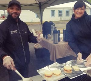 Kahunas grilling veggies and fruits  at Big Kahunas in Merrimack