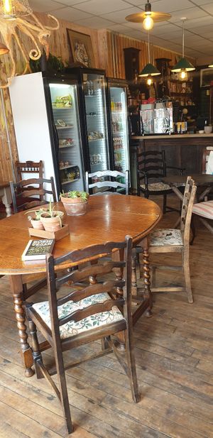 Lots of seating at Planetwise & Yoga Studio in Bridlington