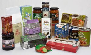 Plenty of vegan food  at Planetwise & Yoga Studio in Bridlington