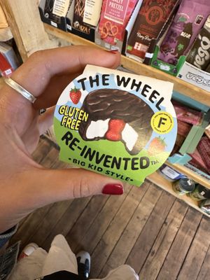 Vegan wagon wheel  at Planetwise & Yoga Studio in Bridlington