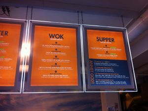 Menu #2 at Wok&Go in Lillestrom