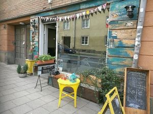 front side at Glokala Haket Kafé & Bistro in Norrkoping