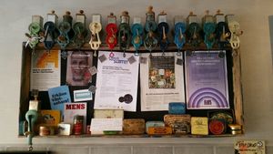 the grinder collection  at Glokala Haket Kafé & Bistro in Norrkoping