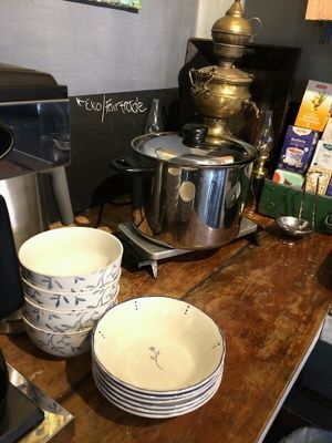 Soup at Glokala Haket Kafé & Bistro in Norrkoping