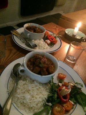 lunch at Glokala Haket Kafé & Bistro in Norrkoping