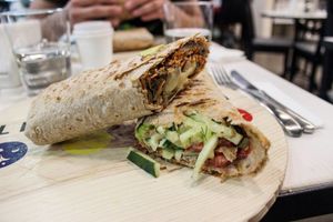mushroom and avocado sandwiches at Ingredient in Yerevan