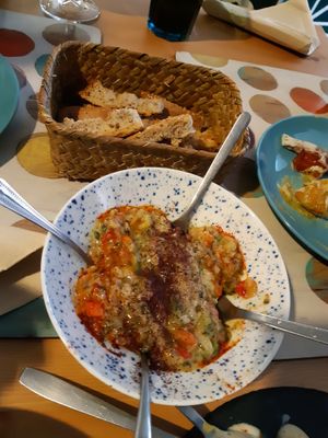 Starters / Babaganoush at Cookaluzka in Madrid