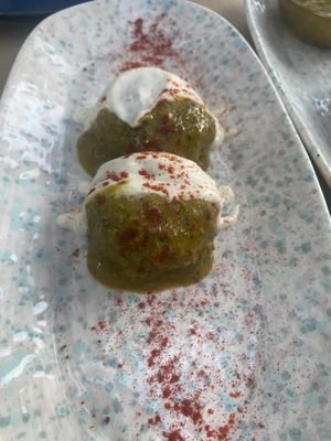 Arepas  at Cookaluzka in Madrid