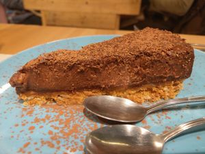 Chocolate cake  at Cookaluzka in Madrid