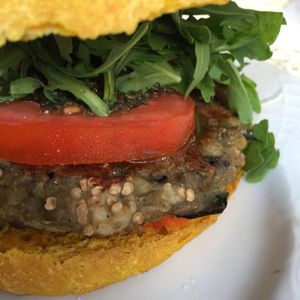 Italian Burger at Cookaluzka in Madrid