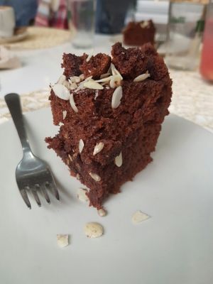 Bizcocho de cacao at Cookaluzka in Madrid