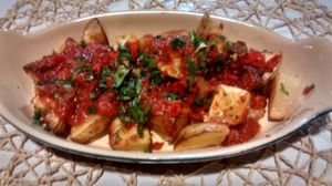 Hara potatoes at Cookaluzka in Madrid