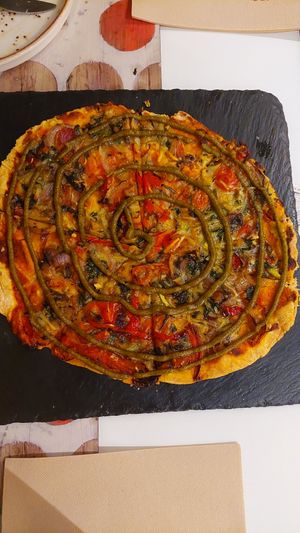 Pizza-Veg at Cookaluzka in Madrid