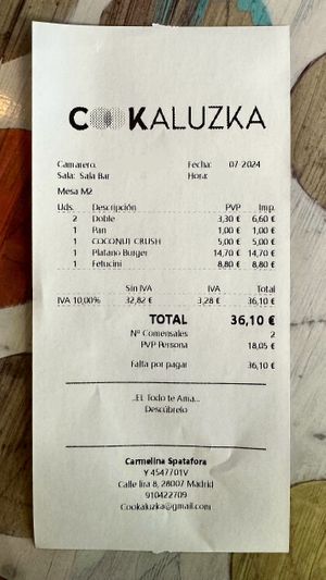   at Cookaluzka in Madrid