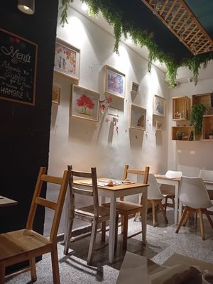 Inside at Cookaluzka in Madrid