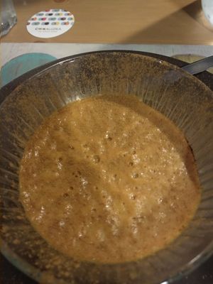 Flan de calabaza at Cookaluzka in Madrid