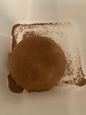 Flan de calabaza. Buenísimo 😋 at Cookaluzka in Madrid