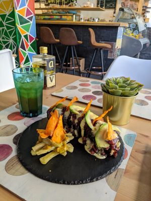 latin kimbap at Cookaluzka in Madrid