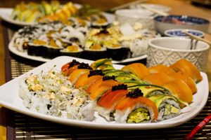 Vegan Sushi Set at Savor Living in Oakville