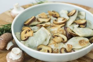 Mushroom Pierogi at Savor Living in Oakville