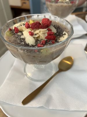 Buckwheat porridge  at Veget in Prague