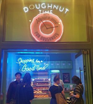 store front at Doughnut Time in Sydney