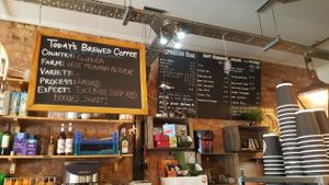 Coffees etc at Cafe Boscanova in Bournemouth