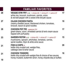 Optiona at Woody's Library Restaurant  in Carmel