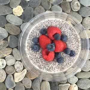 Chia pud at GreenTree Goodness in South West London