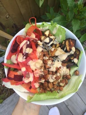 salads at GreenTree Goodness in South West London