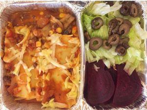 menú para llevar at Kalendula in Santiago