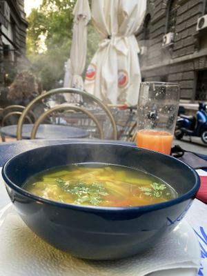 Simple soup. Simple nuanced flavor   at Mayka in Belgrade