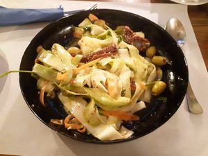 The raw food plate at Mayka in Belgrade