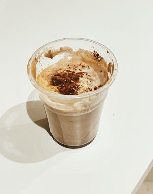 Chocolate mousse   at Mayka in Belgrade