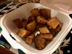 Homemade wedges   at Mayka in Belgrade